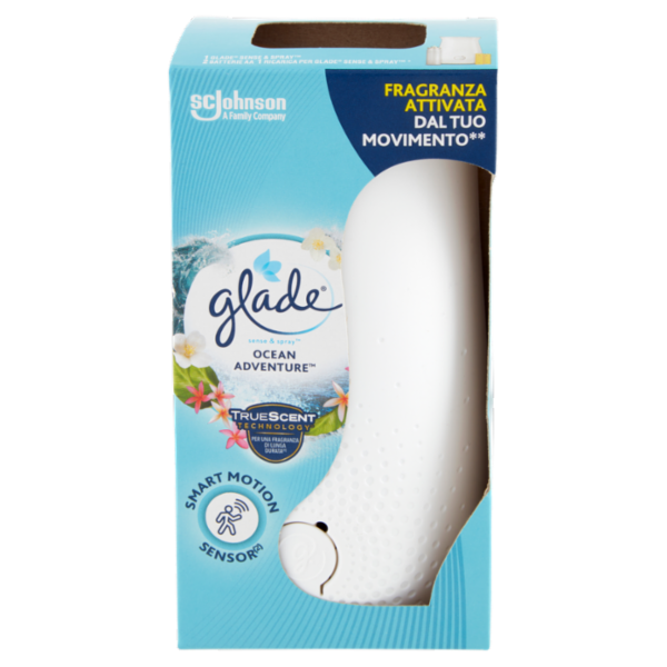 Glade Sense&Spray, Profumatore per Ambienti, Fragranza Ocean Adventure 18ml