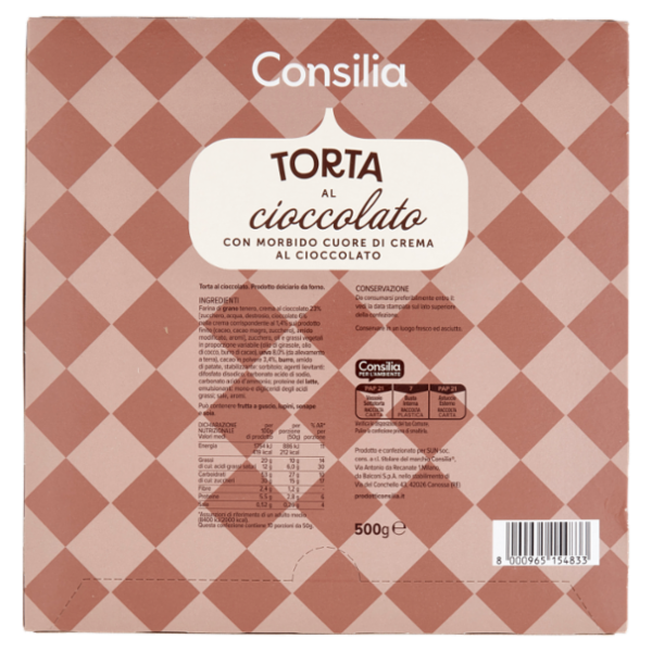 Consilia Torta al Cioccolato 500 g