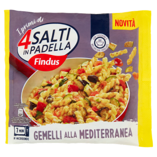 4 Salti in Padella Findus Gemelli alla Mediterranea 550 g