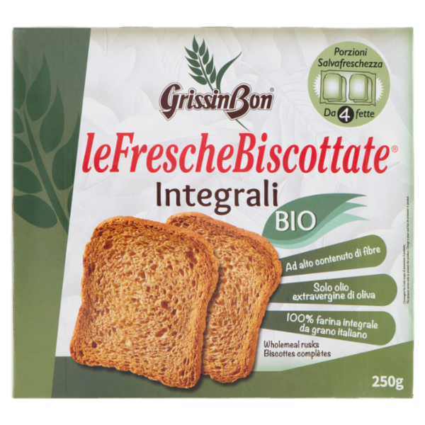 GrissinBon leFrescheBiscottate Integrali Bio 250 g