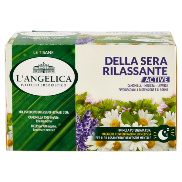 L'Angelica Le Tisane Della Sera Rilassante Active 18 Filtri 27,9 g