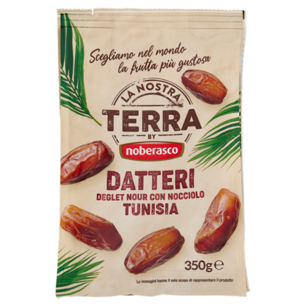 La Nostra Terra Datteri Deglet Nour con Nocciolo Tunisia 350 g
