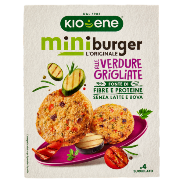 Kioene miniburger l'Originale alle Verdure Grigliate Surgelato 160 g
