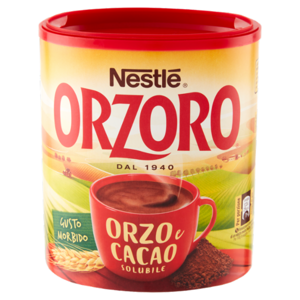 NESTLÉ ORZORO Orzo e Cacao Solubile barattolo 180 g