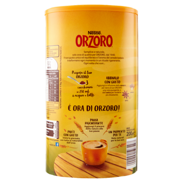 NESTLÉ ORZORO Orzo Solubile barattolo 200 g