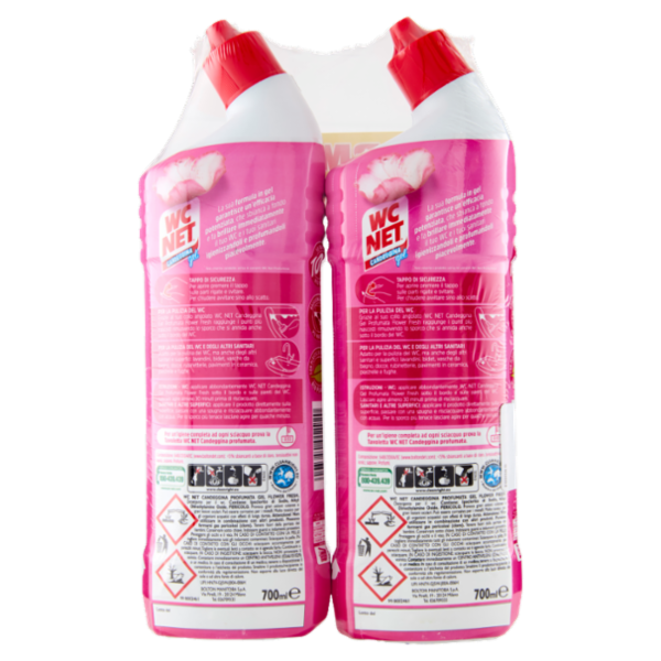 WC Net Candeggina gel Profumata Flower Fresh 2 x 700 ml