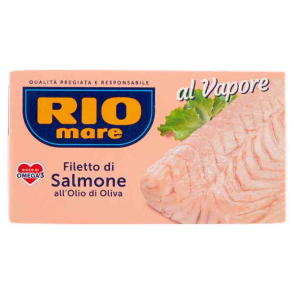 Rio mare Filetto di Salmone all'Olio di Oliva al Vapore 150 g