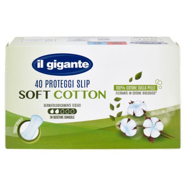 IL GIGANTE Proteggi Slip Soft Cotton 40 pz