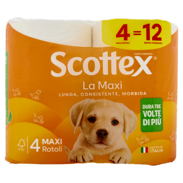 Scottex la Maxi Carta Igienica 4 pz