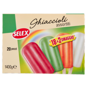 Selex 18+2 Ghiaccioli Assortiti 1,4 Kg
