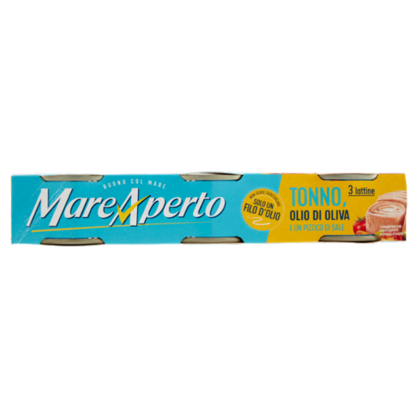 Mare Aperto Tonno con solo un filo d'olio 3 x 60 g