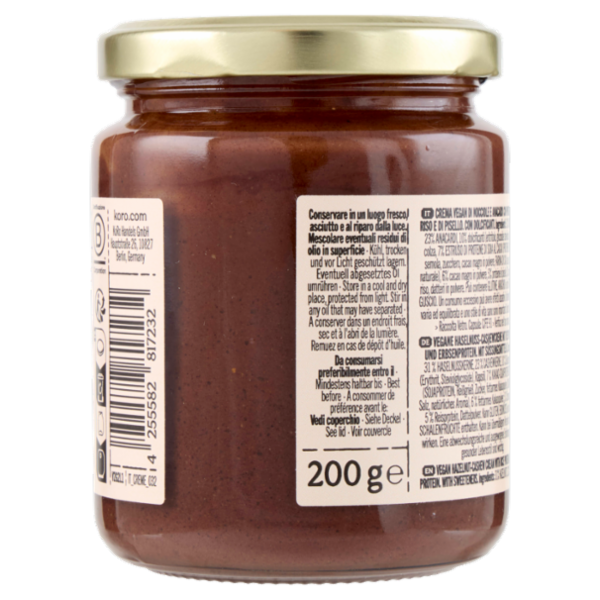 KoRo x Bebe Vio Crema Proteica Crunchy nocciole e cacao 200 g