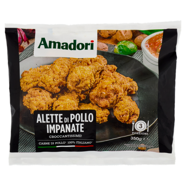 Amadori Alette di Pollo Impanate 350 g