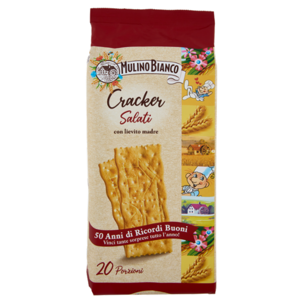 Mulino Bianco Cracker Salati con Farina Sostenibile 500g