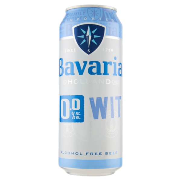 Bavaria 0.0% Alc. Vol. Wit 500 mL