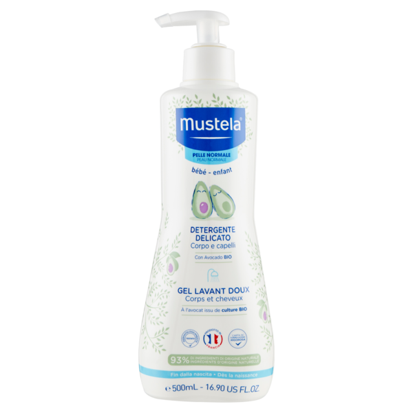 Mustela bébé Detergente Delicato Corpo e capelli 500 mL