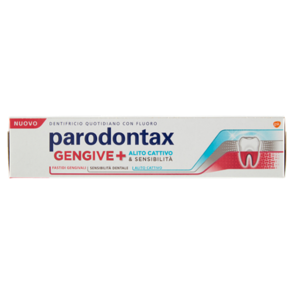 parodontax Dentifricio Quotidiano con Fluoro Gengive + Alito Cattivo & Sensibilità 75 ml