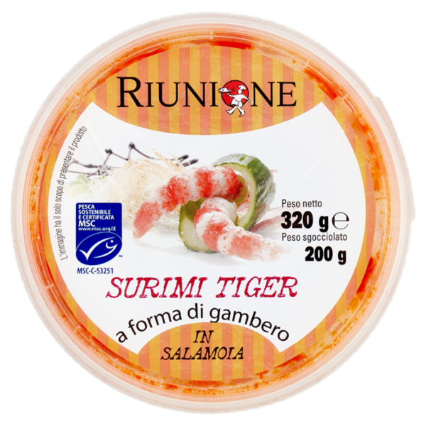 Riunione Surimi Tiger in Salamoia 320 g