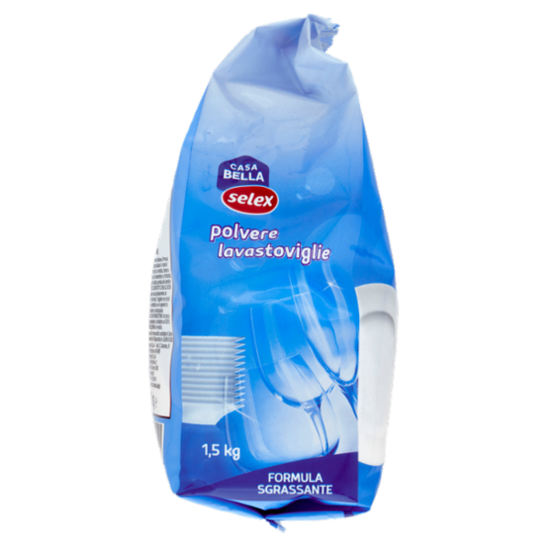 Selex Casa Bella Detersivo per Lavastoviglie in Polvere Limone 1,5 kg
