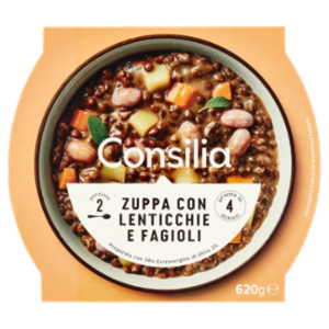 Consilia Zuppa Con Lenticchie e Fagioli 620 g