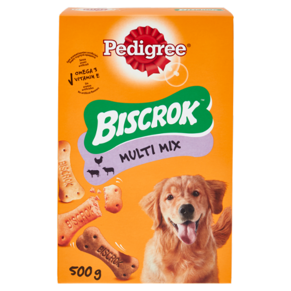 Pedigree Biscrok Biscotti Cane Multi Mix 500 g