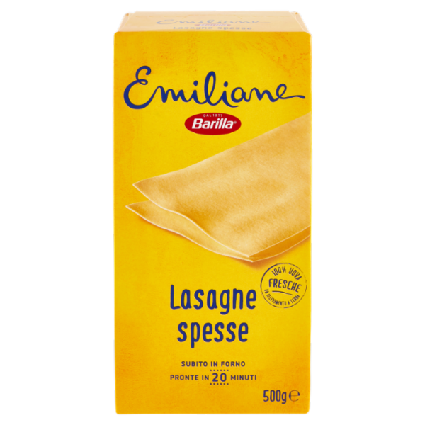 Barilla Emiliane Lasagne Pasta all'Uovo 500g