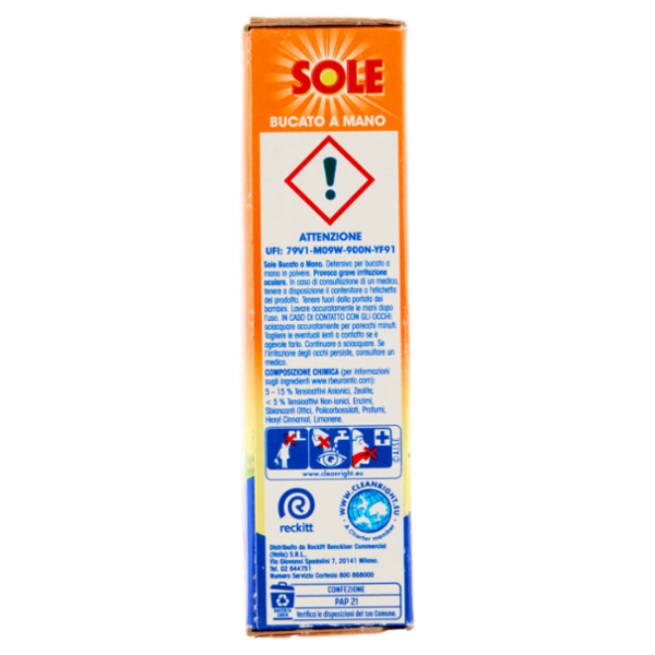 Sole Detersivo bucato a mano Classico 380 g