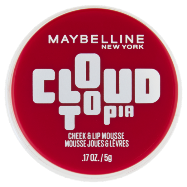Maybelline New York Cloudtopia Cheek & Lip Mousse 02 Ethereal Rouge 5 g