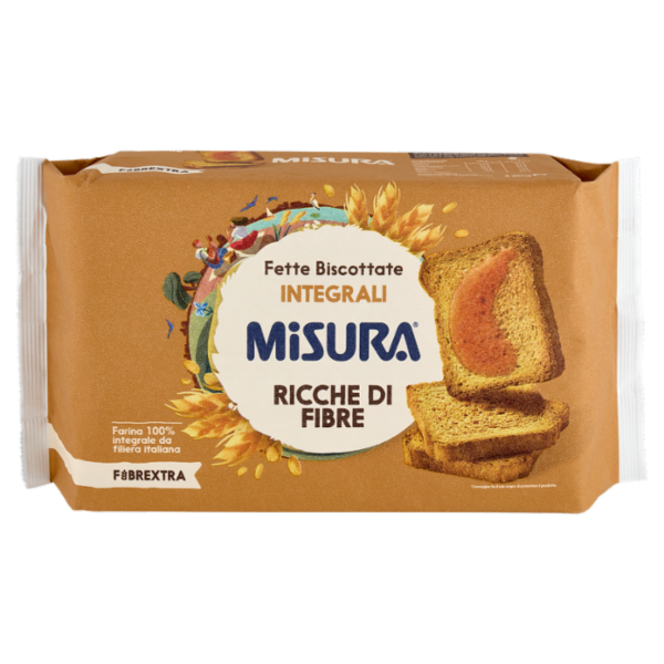Misura Fibrextra Fette Biscottate Integrali 320 g