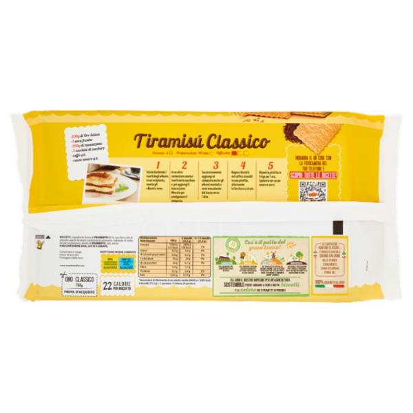 Oro Saiwa biscotti secchi Classici - 750 g