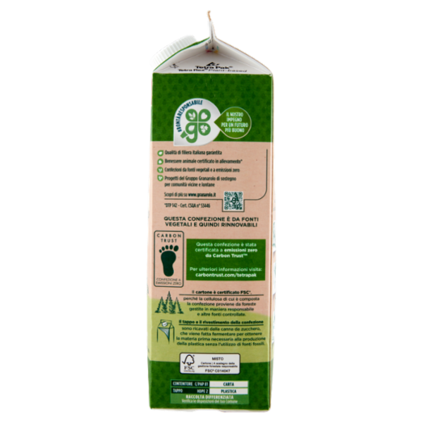 Granarolo Bio Latte Biologico Intero 1 L