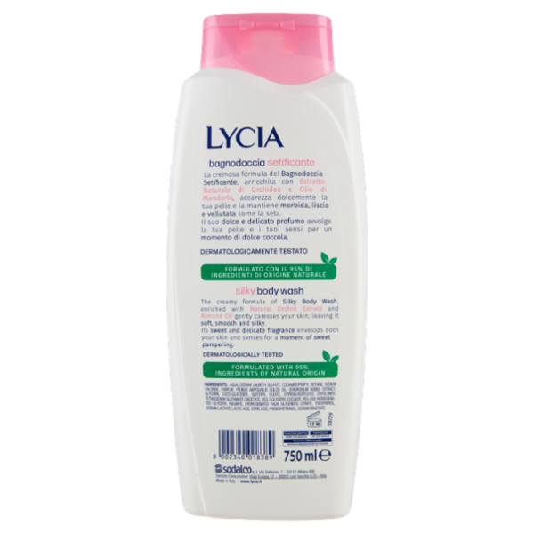 Lycia bagnodoccia setificante Olio di Mandorla e Orchidea 750 ml