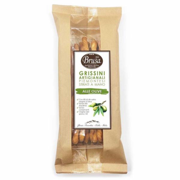 Grissini A Mano Olive Brusa 125g