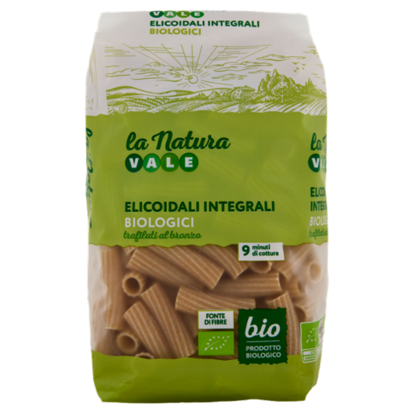 Vale La Natura Pasta di Semola Integrale Elicoidali Biologici 500 g