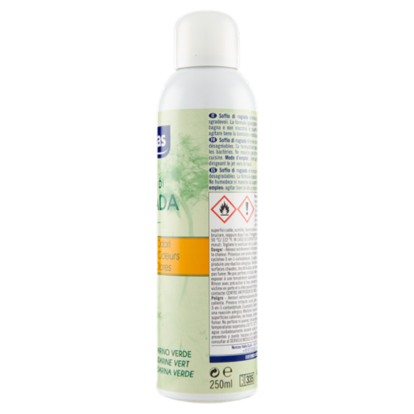 nuncas Soffio di Rugiada Neutralizza Odori Fragranza di Mandarino Verde 250 ml
