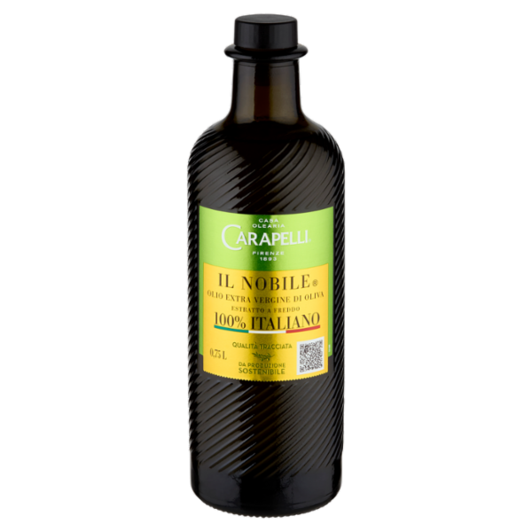 Carapelli il Nobile Olio Extra Vergine di Oliva 100% Italiano 0,75 L