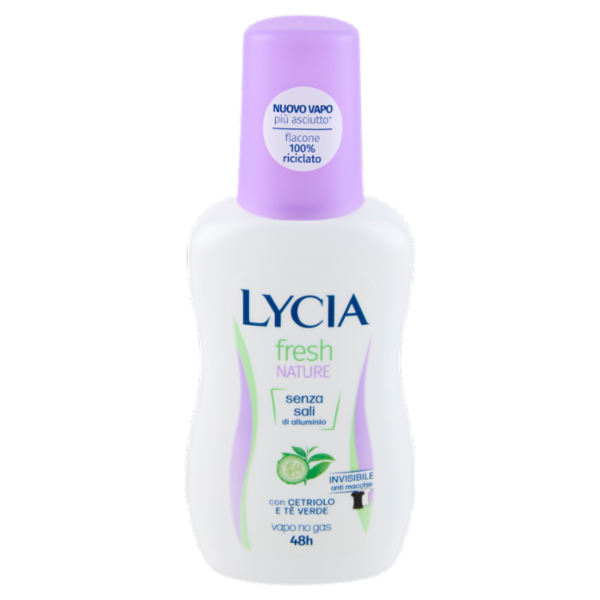 Lycia fresh Nature Deodorante Vapo con Cetriolo e Tè Verde 75 ml