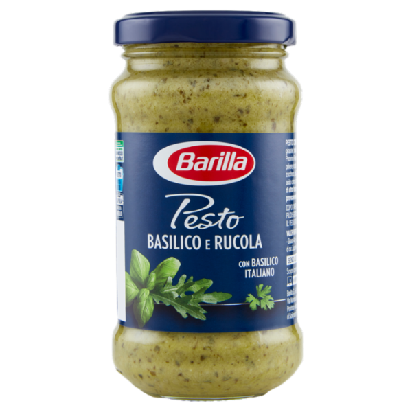 Barilla Pesto Basilico e Rucola Condimento e Sugo per Pasta 190 g