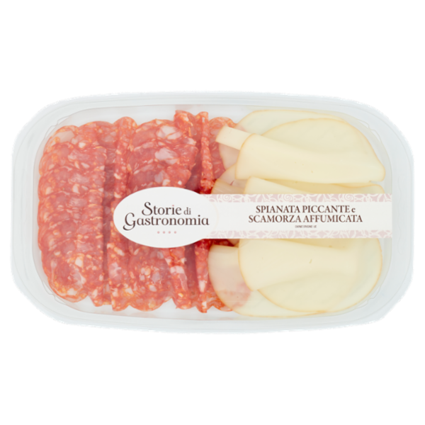Storie di Gastronomia Spianata Piccante e Scamorza a Fette 120 g