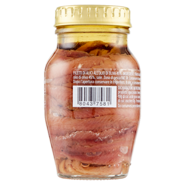 Consilia Filetti di Alici all'Olio di Oliva 156 g