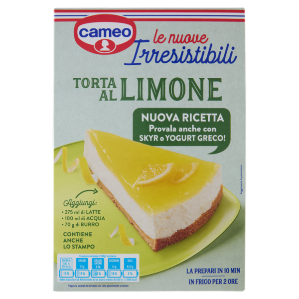 cameo le nuove Irresistibili Torta al Limone 257 g