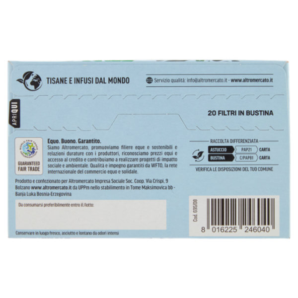 altromercato Tisana Respiro 20 x 1.5 g