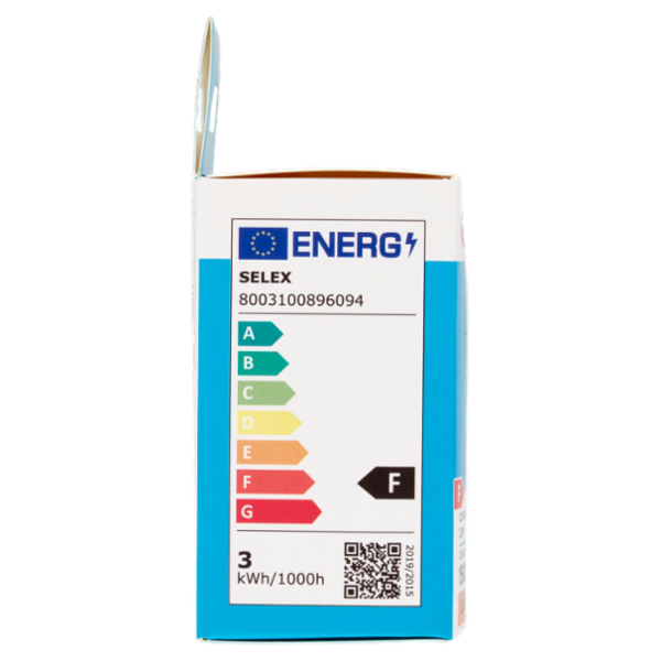 Selex Lampadina Led Sfera E27 3W Luce Calda
