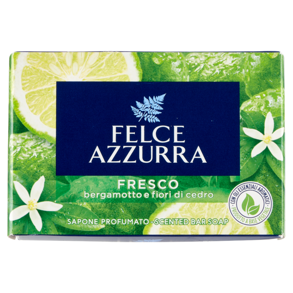 Felce Azzurra Fresco bergamotto e fiori di cedro Sapone Profumato 100 g