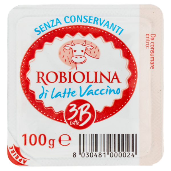 3B Latte Robiola di Latte Vaccino 100 g