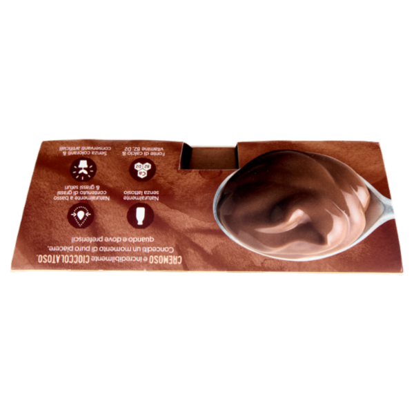 ALPRO Dessert 100% Vegetale Gusto Ciocc, Senza Lattosio, Povero di Grassi, Fonte di Calcio, 4X125g