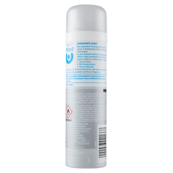 infasil Deospray Neutro Tripla Azione 150 ml
