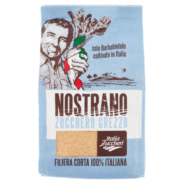 Italia Zuccheri Nostrano - Zucchero grezzo di barbabietola 750g