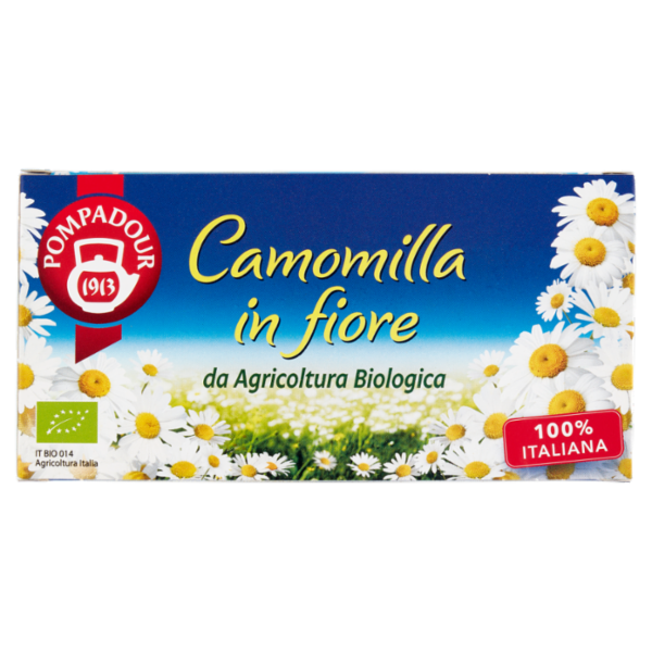 Pompadour Camomilla in fiore da Agricoltura Biologica bustine 15 x 2 g