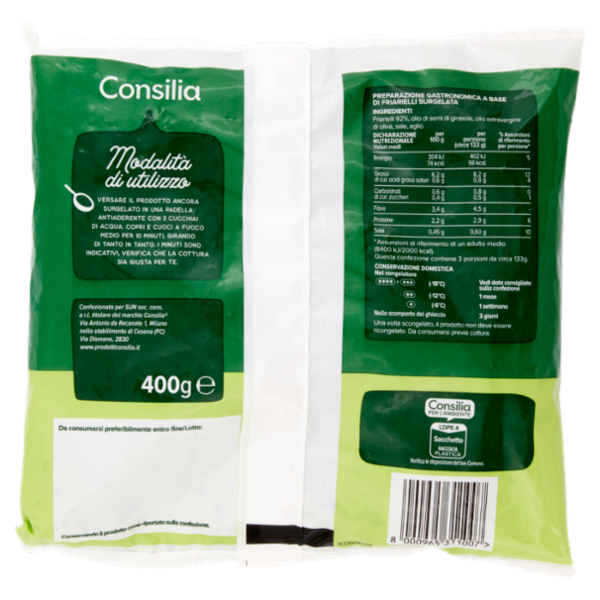 Consilia Friarielli Conditi Surgelati 400 g
